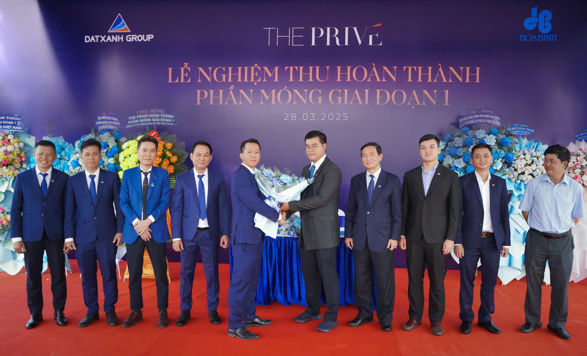 Hoàn thành móng dự án the prive