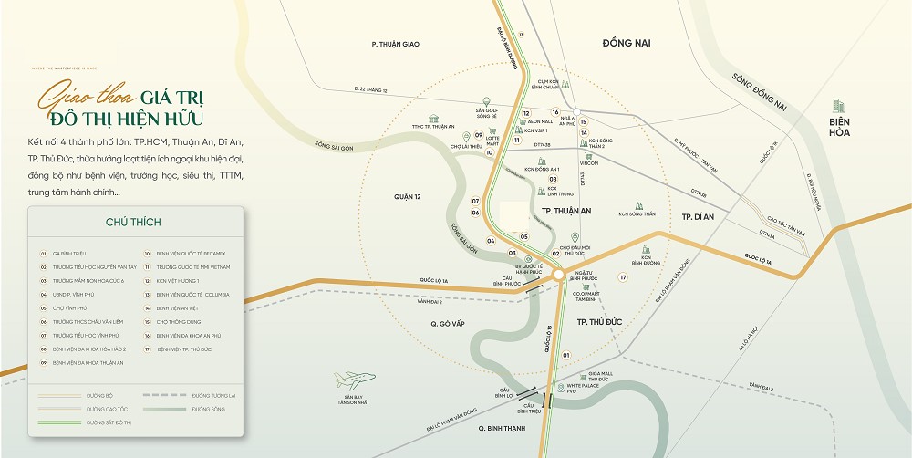 Bản đồ vị trí dự án The Emerald Garden View